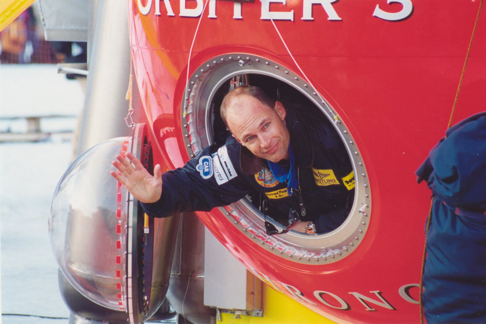 Bertrand Piccard smiling outdoors